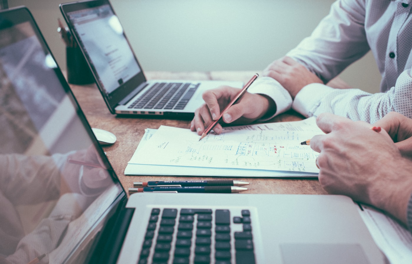Service page structure for web development clients
